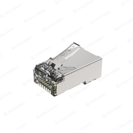 Cat.5E STP Easy Pass Through RJ45 modulaire stekker